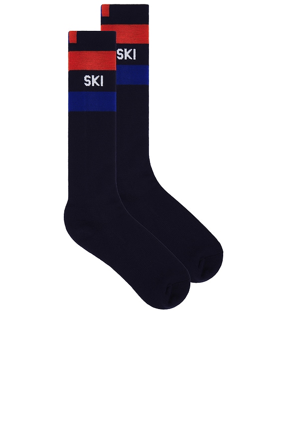 view 1 of 2 The Women's Apres Ski Knee High Sock in Navy