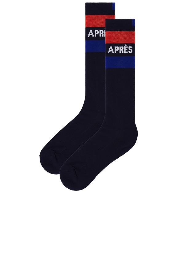 view 2 of 2 The Women's Apres Ski Knee High Sock in Navy