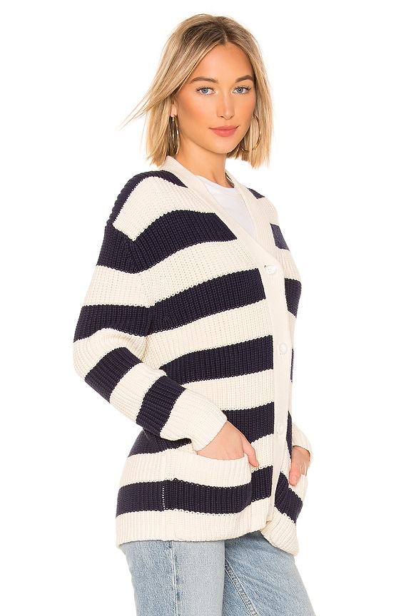 view 2 of 4 CÁRDIGAN THE TEMPEST in Cream & Navy