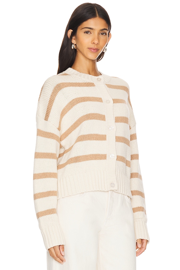 view 2 of 4 The Edith Sweater in Cream & Toffee