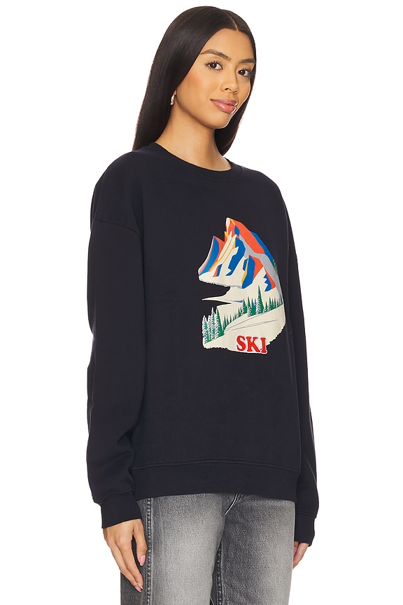 view 2 of 4 グラフィックスウェットシャツ in Navy