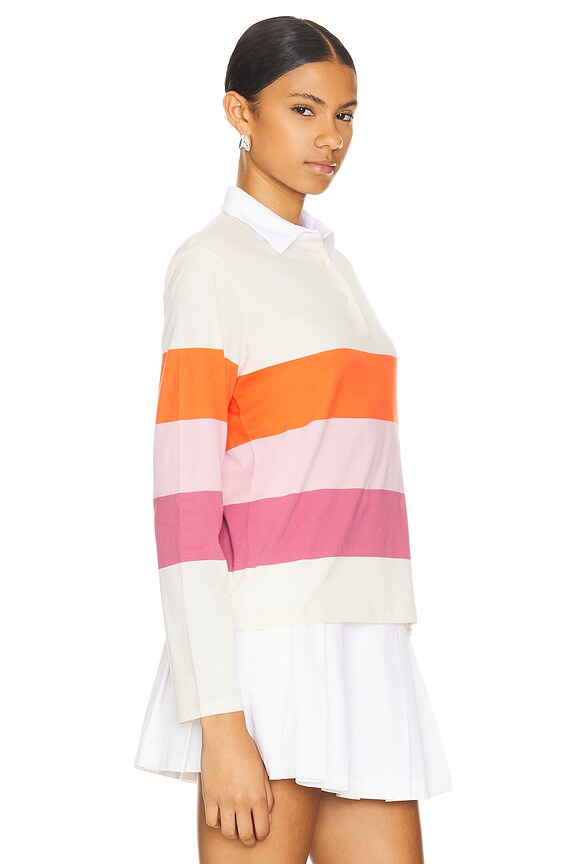 view 2 of 4 РЕГБИ COLORBLOCK in Poppy & Blush & Raspberry