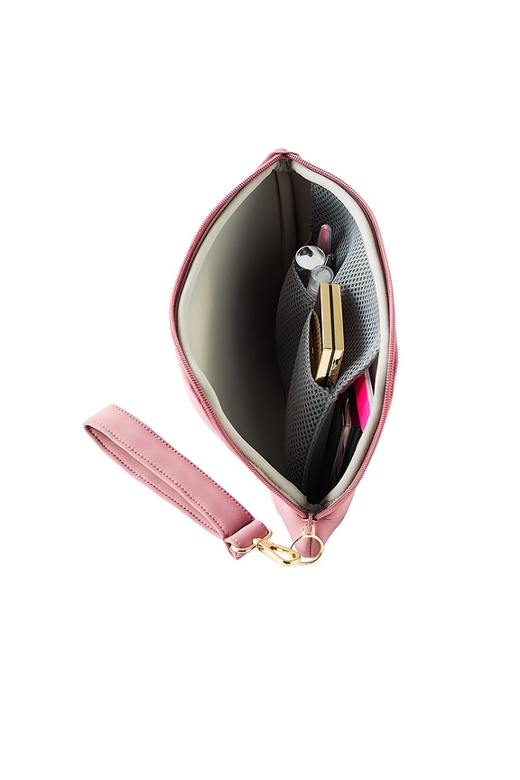 view 2 of 4 Wristlet Pouch in Mauve & Stone