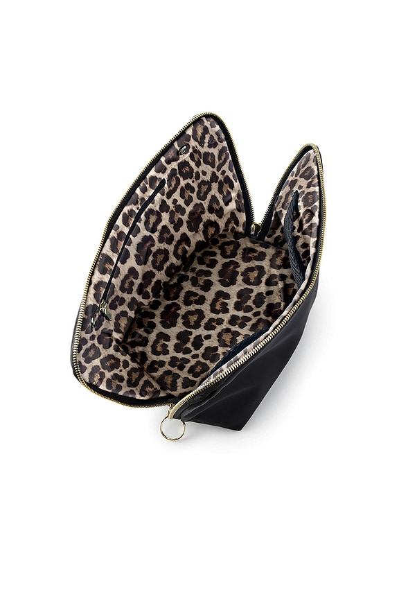 view 2 of 6 Signature Bag in Black & Leopard Nylon