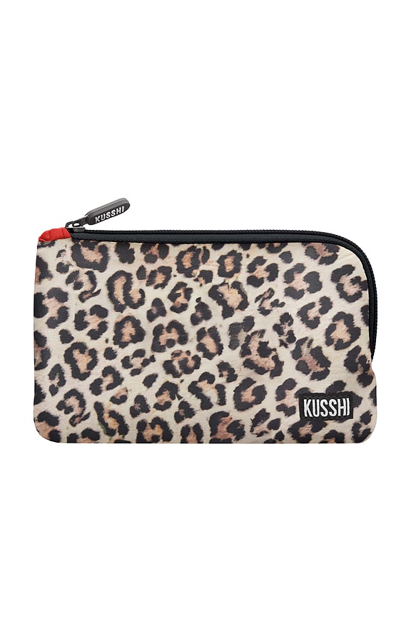 view 2 of 5 On-the-go Pouch Set in Leopard Neoprene