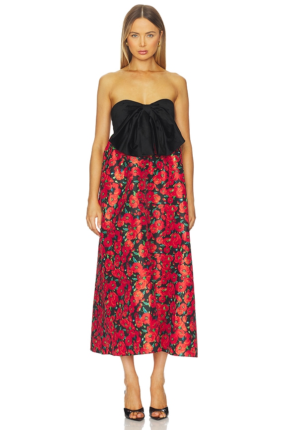 view 2 of 3 ПЛАТЬЕ МИДИ CHARLOTTA in Red