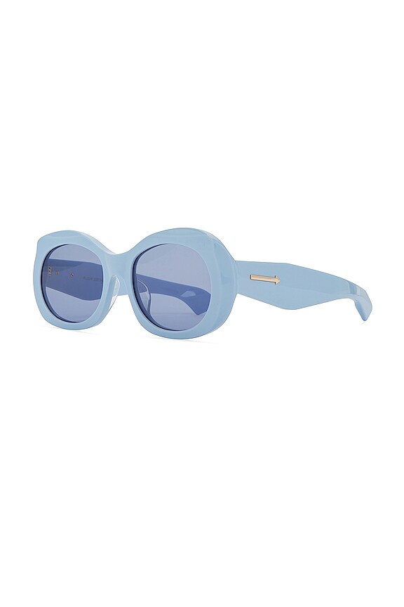 view 2 of 3 LUNETTES DE SOLEIL PARLOUR in Powder Blue & Indigo Mono