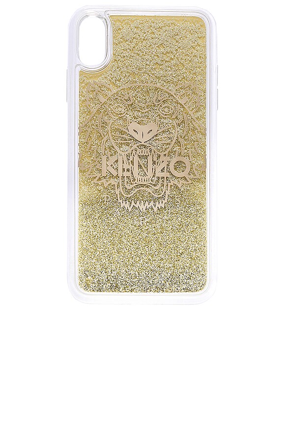 view 1 of 3 COQUE POUR IPHONE TIGER HEAD in Gold