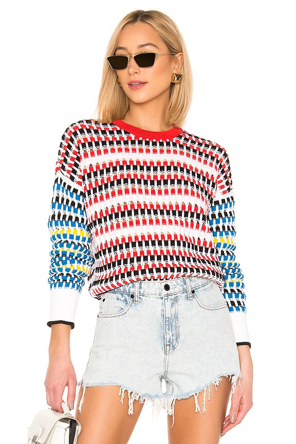 view 1 of 4 Lacehole Jumper in Multi Color