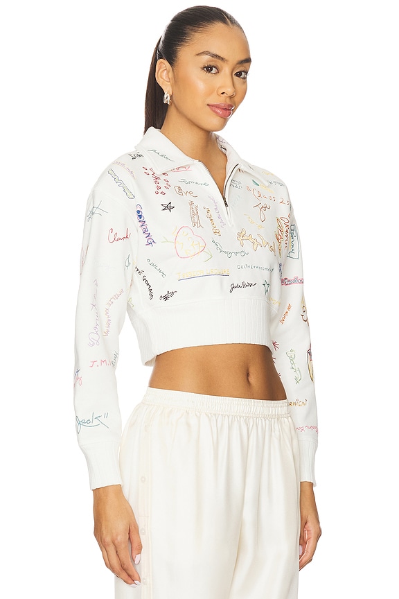 view 2 of 6 Graduation Polo Pullover in Off White