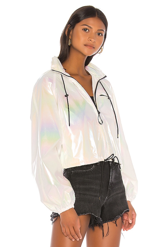 view 2 of 5 Cropped Packable Windbreaker in Faded Pink