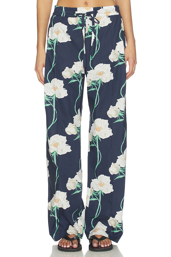 view 1 of 6 Archive Rose Pajama Pant in Navy