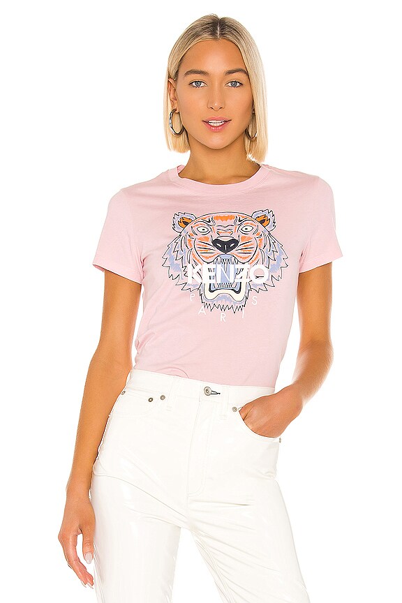 view 1 of 4 Classic Tiger T Shirt in Faded Pink