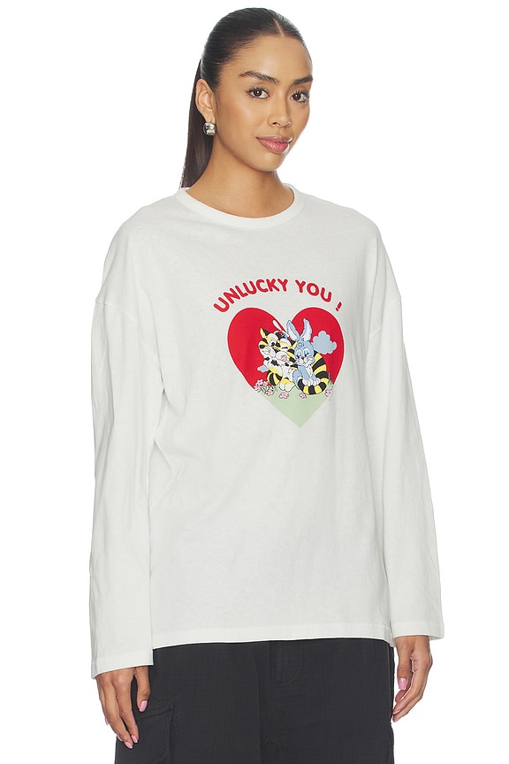 view 2 of 4 Gots Kenzo Cartoon Long Sleeves T-shirt in Off White