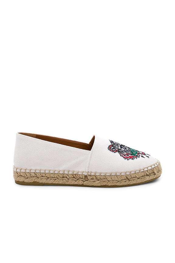 view 2 of 5 Classic Tiger Espadrilles in White