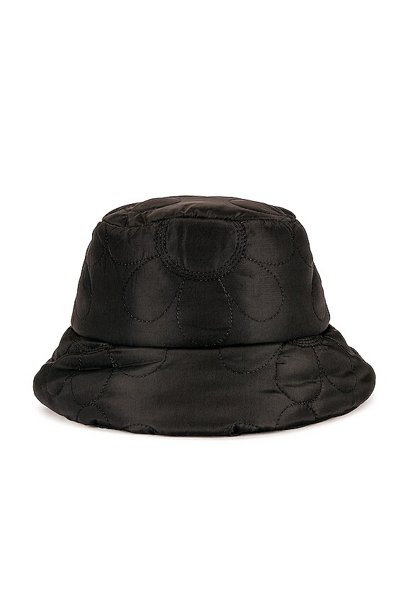 view 2 of 3 Puffer Bucket Hat in Black