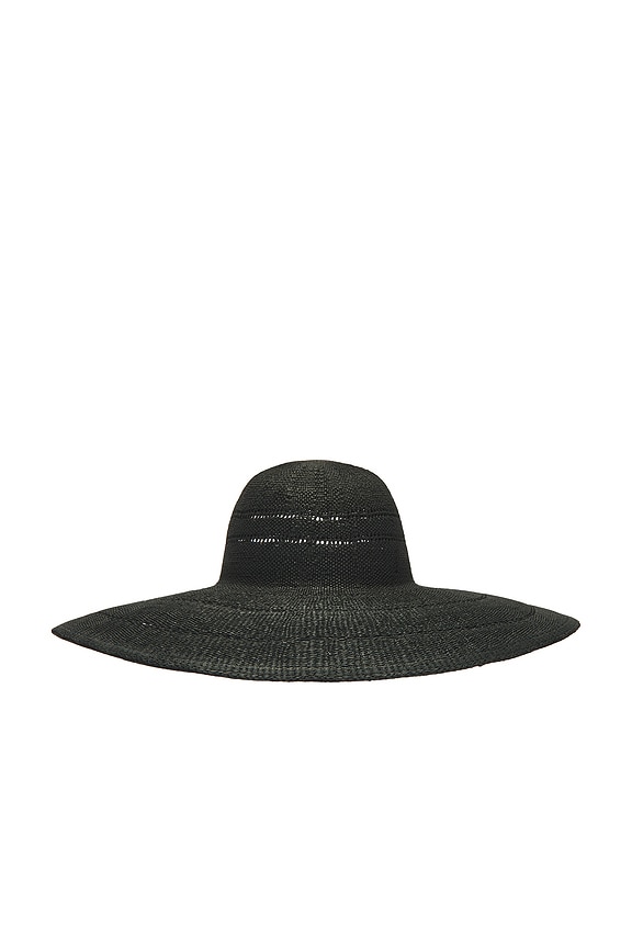 view 2 of 3 Riviera Ultrawide Hat in Noir