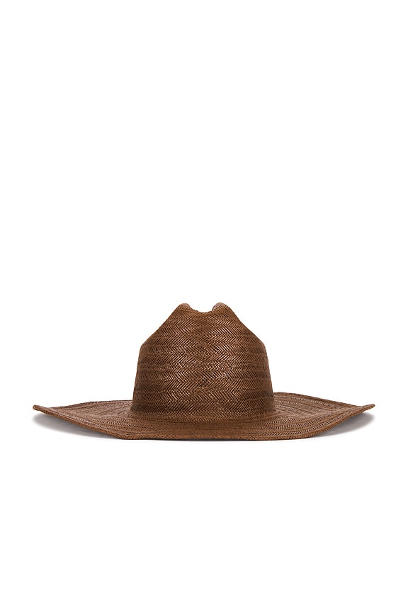 view 2 of 3 Wesley Cowboy Hat in Chestnut