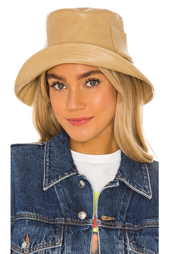 view 2 of 5 Wave Bucket Hat in Camel