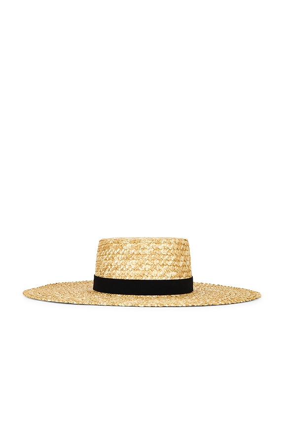 view 2 of 3 Mira Wide Boater Hat in Maple