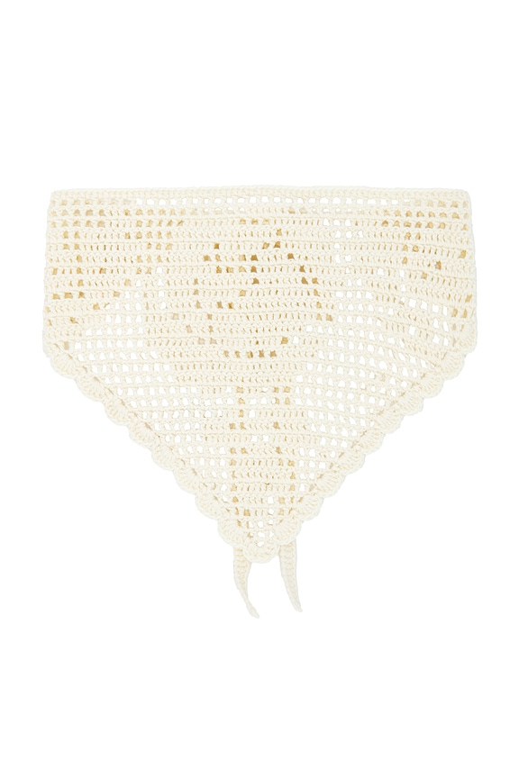 view 1 of 2 Triangle Bandana in Ivory Rose