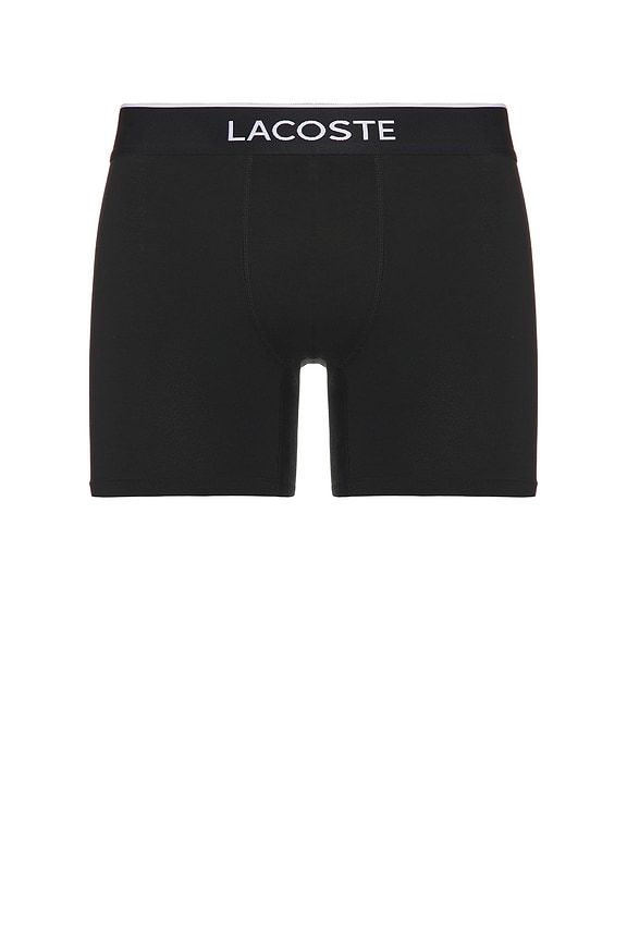 view 2 of 3 3-Pack Boxer Briefs in Black, Pitch Chine, & Silver