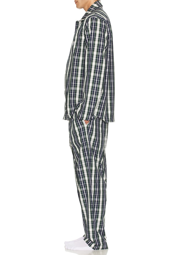 view 2 of 7 CONJUNTO PIJAMA in Sinople, Navy Blue, & Flour