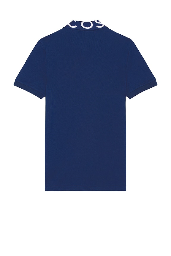 view 2 of 4 Slim Fit Semi Fancy Polo in Blue