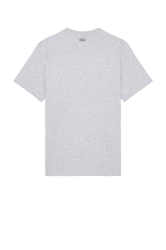 view 2 of 4 Classic Fit Croc Graphic Tee in Silver Chine