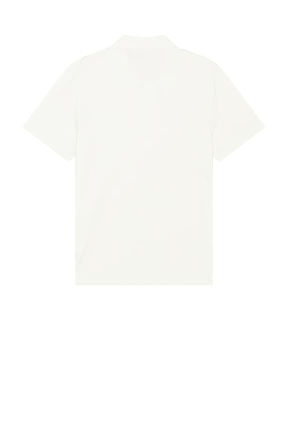 view 2 of 5 Slim Fit Cotton Polo Shirt in White