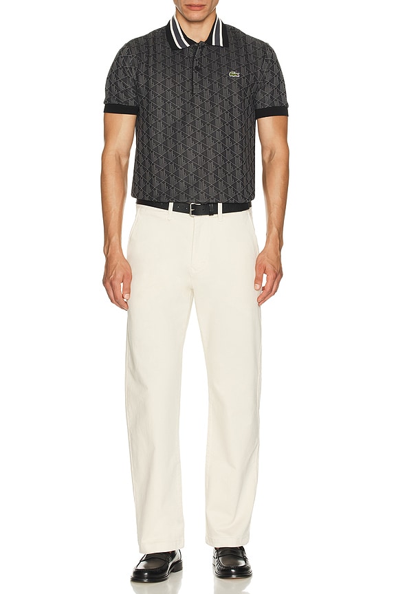 view 2 of 5 Monogram Polo in Black & Graphite