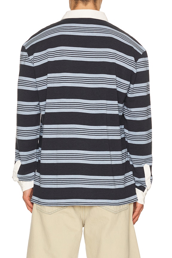 view 2 of 5 Rugby Shirt in Aphylla Chine & Blackbird