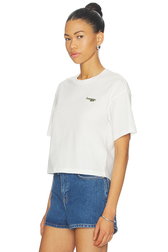view 2 of 5 Relaxed Fit Jersey Tee in White