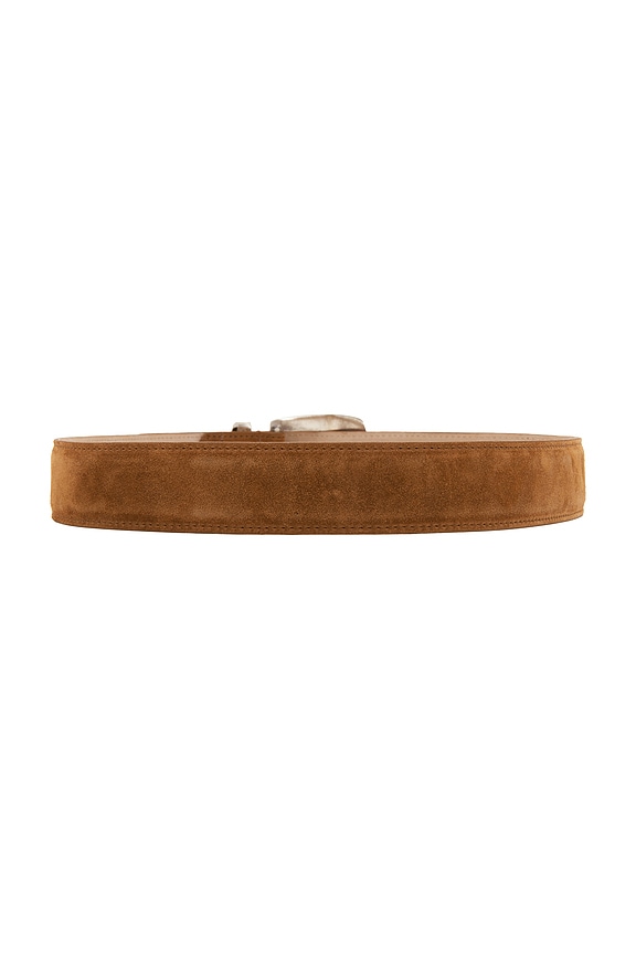 view 2 of 3 CINTURÓN AYA in Cognac Suede