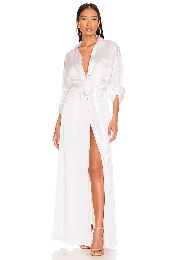 view 1 of 3 ROBE CAMMI in White