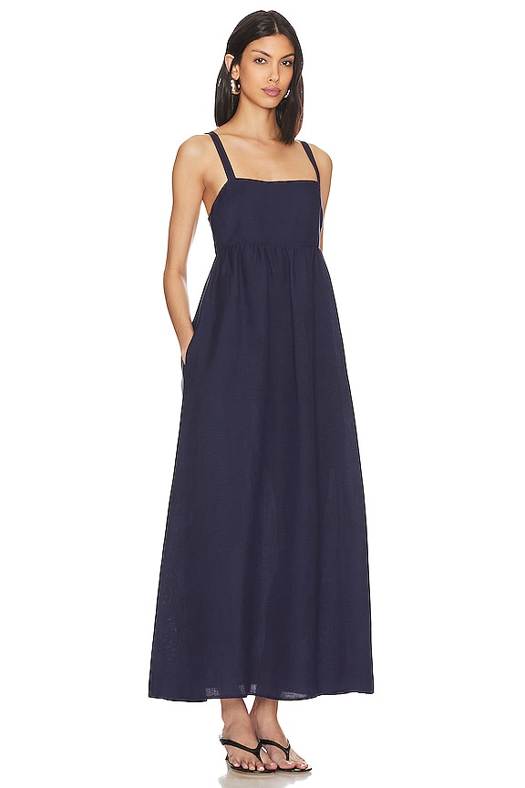 view 2 of 3 Jessamy Empire Waist Dress in Navy