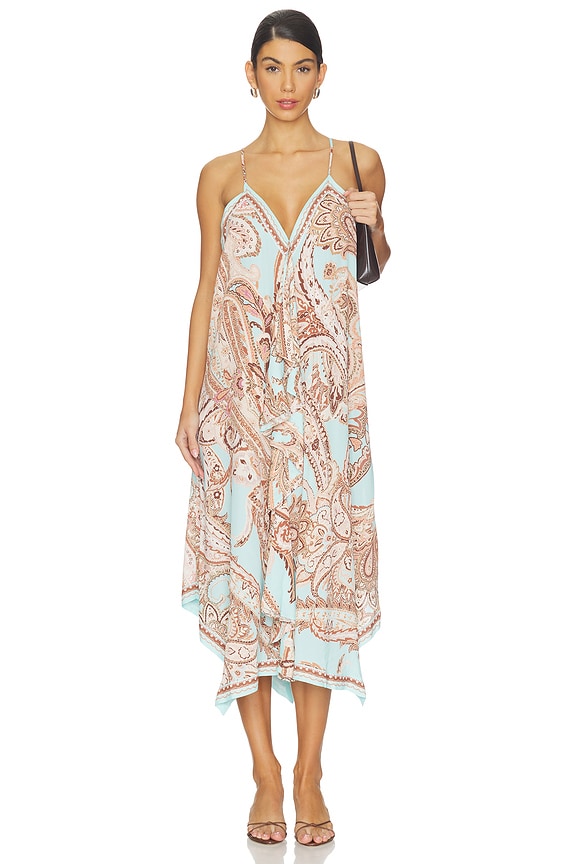 view 1 of 3 Elise Midi Dress in Ice Blue Multi