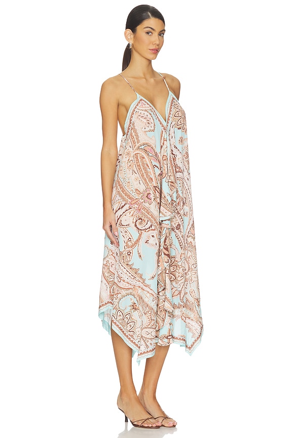 view 2 of 3 Elise Midi Dress in Ice Blue Multi