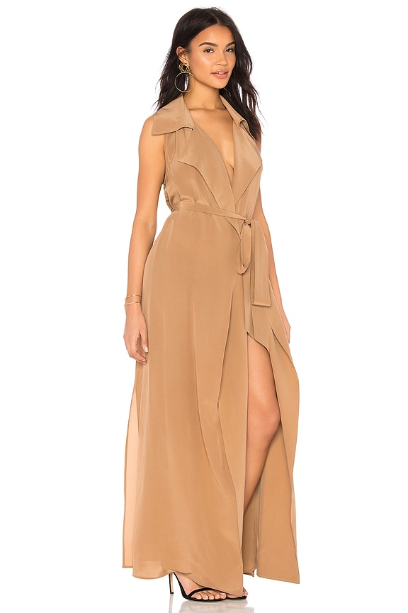 view 2 of 3 Maya Wrap Dress in Ginger Snap