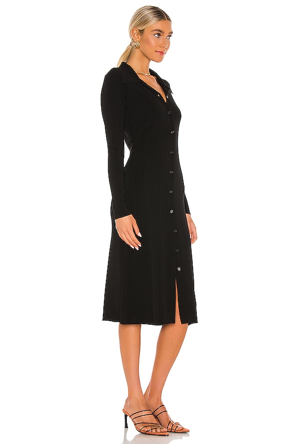 view 2 of 3 Adley Long Sleeve Sweater Dress in Black