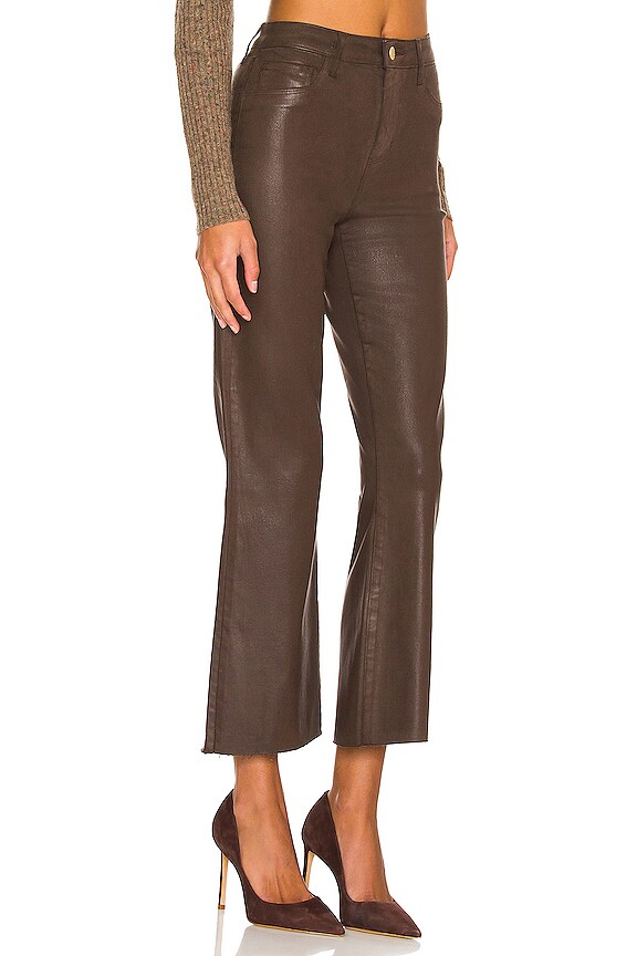 view 2 of 4 Kendra Crop Flare in Espresso