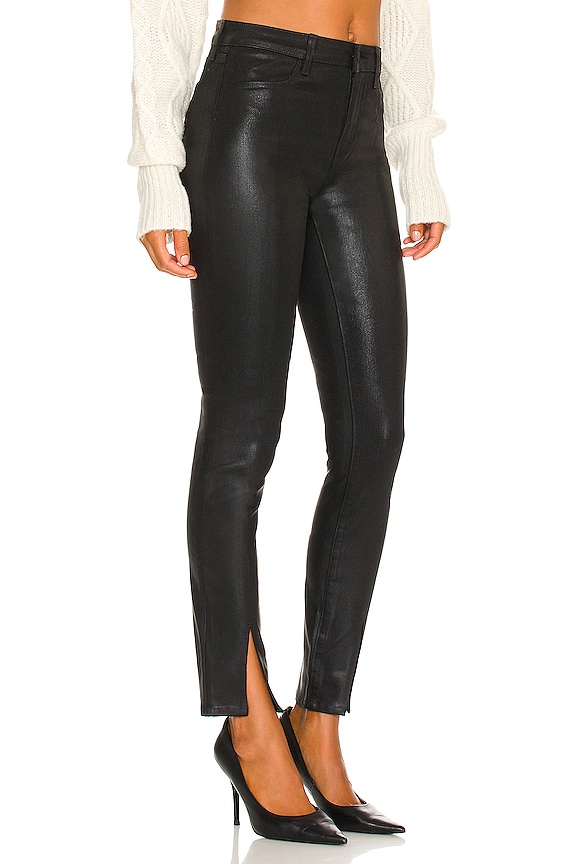 view 2 of 4 Jyothi High Rise Split Ankle in Noir Coated