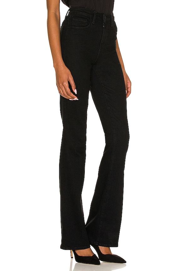 view 2 of 4 Selma High Rise Sleek Baby Boot Jeans in Noir