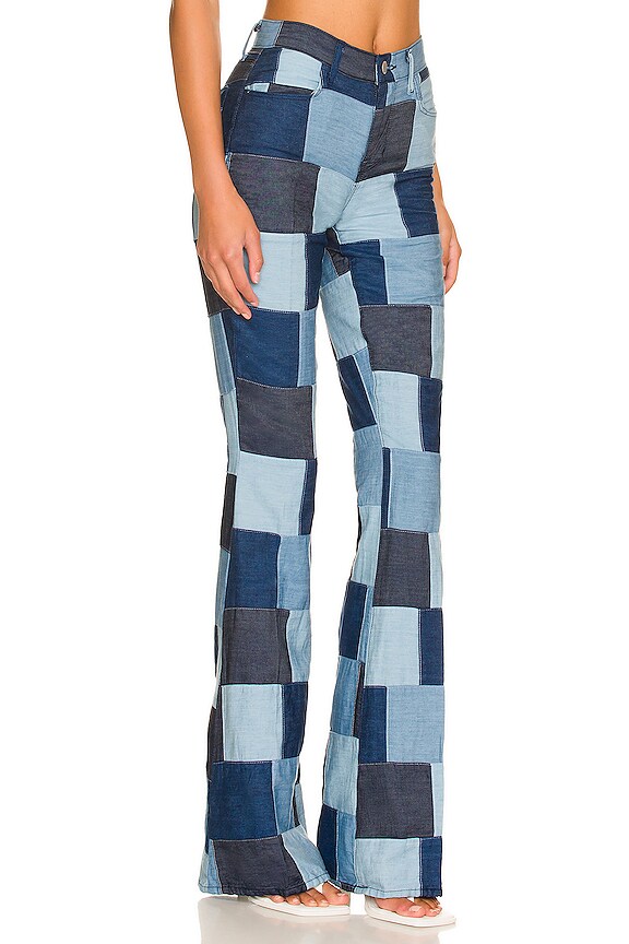 view 2 of 4 Bell High Rise Flare in Rinse