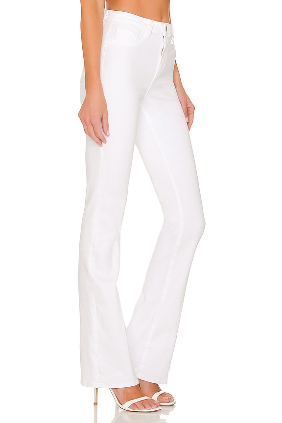 view 2 of 4 Selma High Rise Sleek Baby Boot Jeans in Blanc