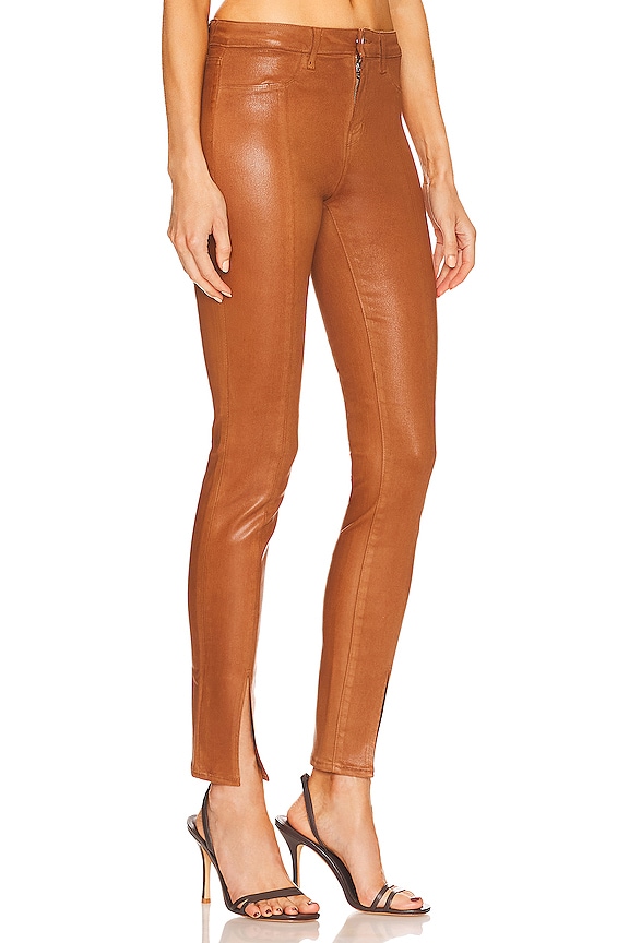 view 2 of 4 Jyothi High Rise Split Ankle in Cognac Coated