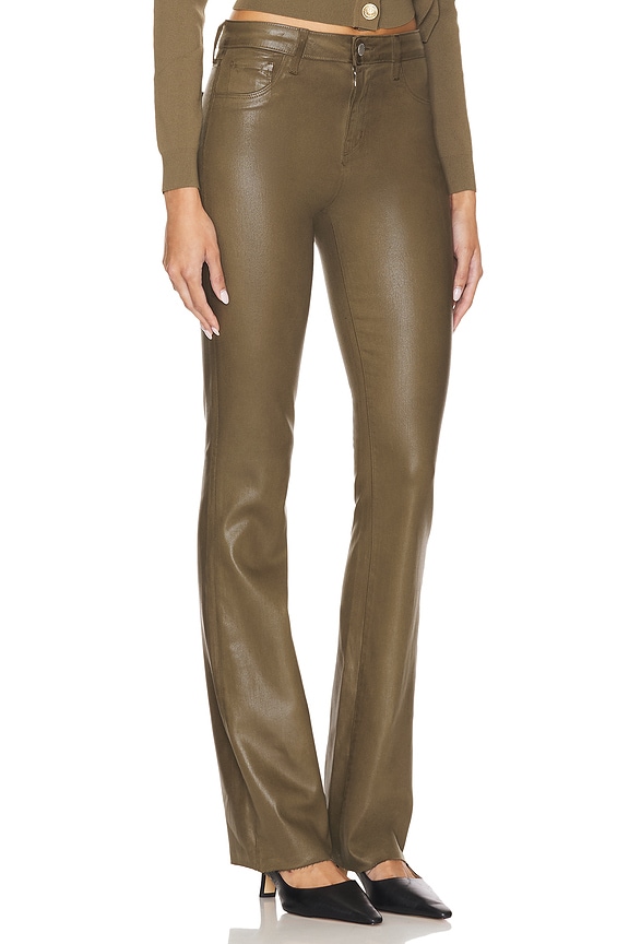 view 2 of 6 Ruth High Rise Straight Jeans in Pinewood Coated
