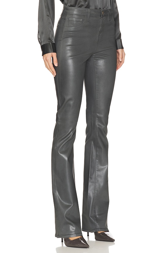 view 2 of 6 JEAN BOOTCUT ENDUIT SELMA in Dark Shadow Coated