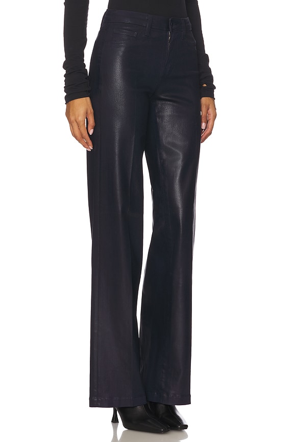 view 2 of 6 Clayton High Rise Wide Leg in Deep Midnight Coated