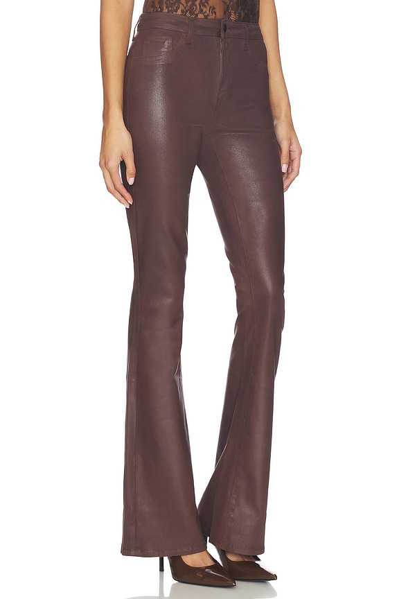 view 2 of 6 Marty High Rise Flare in Chocolate Coated
